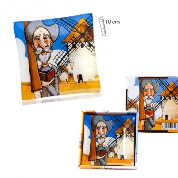 Plato Quijote Cuad - 10 x...
