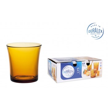 Vasos Set6 Duralex Ambar -...