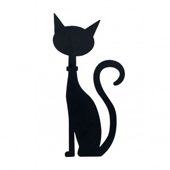 Gato Mira Derecha Metal -...