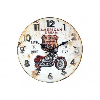 Reloj Moto - 34 cms