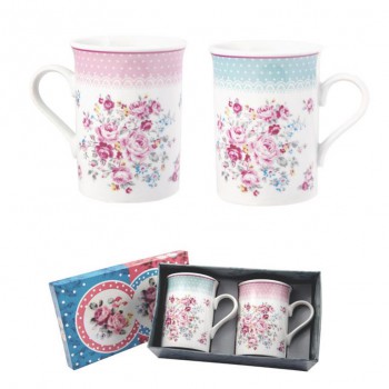 Mugs Set2 Azul Rosa - 280ml
