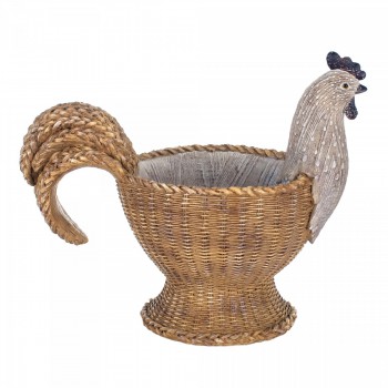 Cesta Gallo Resina - 30 cms