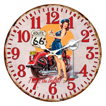 Reloj "Route 66" - 34 cms