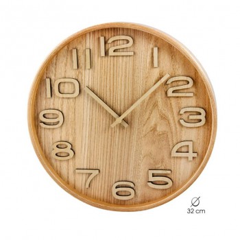 Reloj Madera - 32 cms