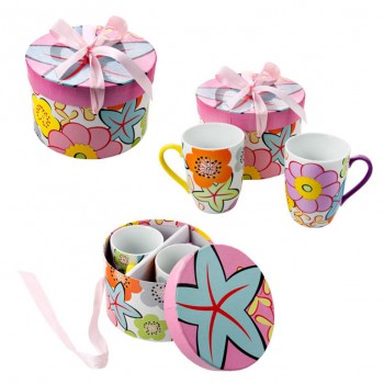Mugs set2 Flores - 275ml