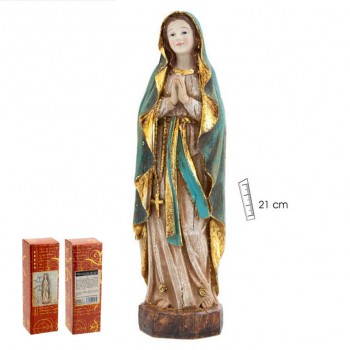 Virgen Lourdes Madera Vieja...