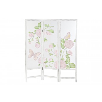 Biombo Nylon Rosas - 180cms