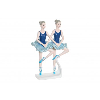 Bailarinas Azul Figura - 21cms