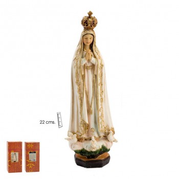 Virgen Fátima fig. - 22cms