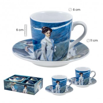 Tazas set Sras. Playa - 11 cms