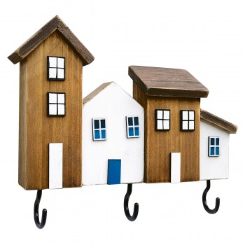 Percha Casas 3 Pomos - 23cms