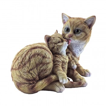 Gatos Figura Resina - 28cms