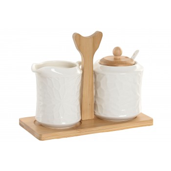 Azucarero Set Lechera Porc...